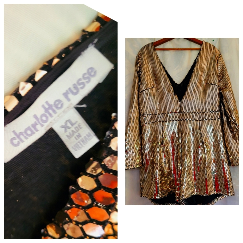 Charlotte Russe Glimmer Romper